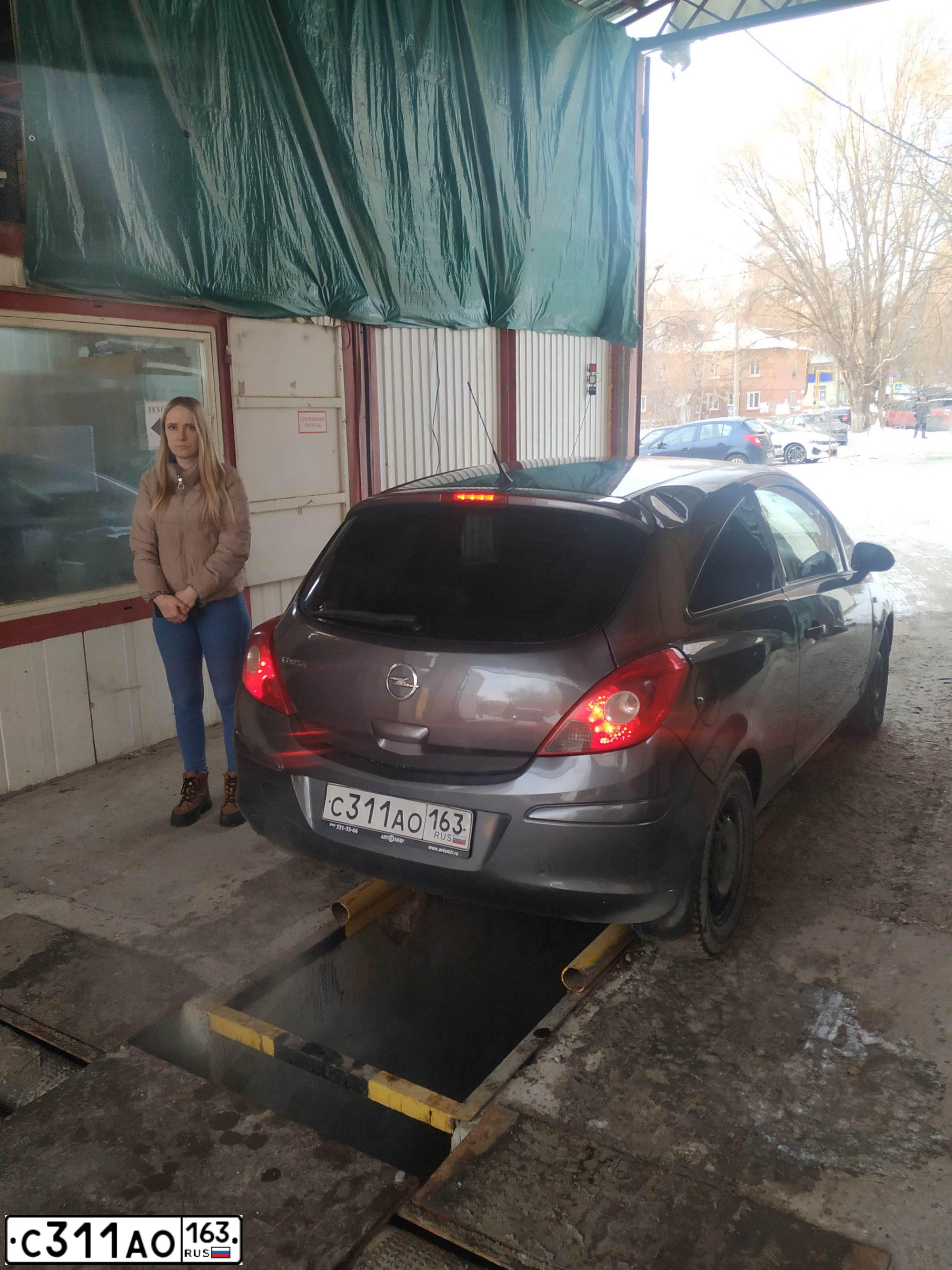 Фото автомобиля OPEL CORSA, 2012 — госномер К941СО763