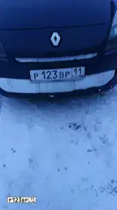 Фото автомобиля RENAULT MEGANE /GRAND/ SCENIC, 2009 — госномер О770НВ29. Цвет: СИНИЙ