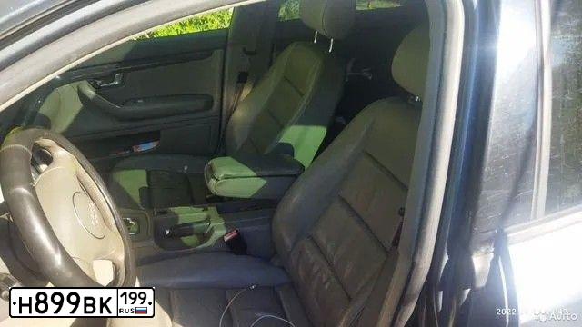 Фото автомобиля AUDI A4, 2003 — госномер М898НН82. Цвет: Серый