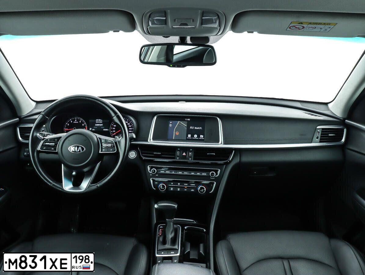 Фото автомобиля KIA MAGENTIS / OPTIMA, 2018 — госномер М831ХЕ198. Цвет: синий