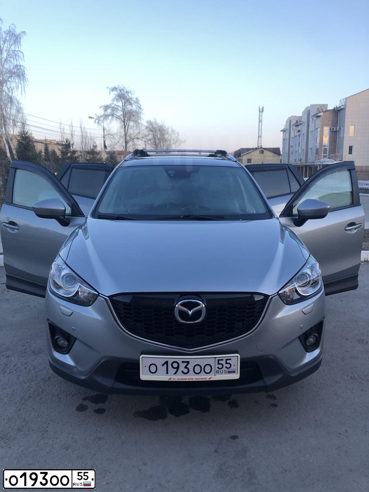 Фото автомобиля MAZDA CX-5, 2013 — госномер А930ЕТ155. Цвет: Серебристый