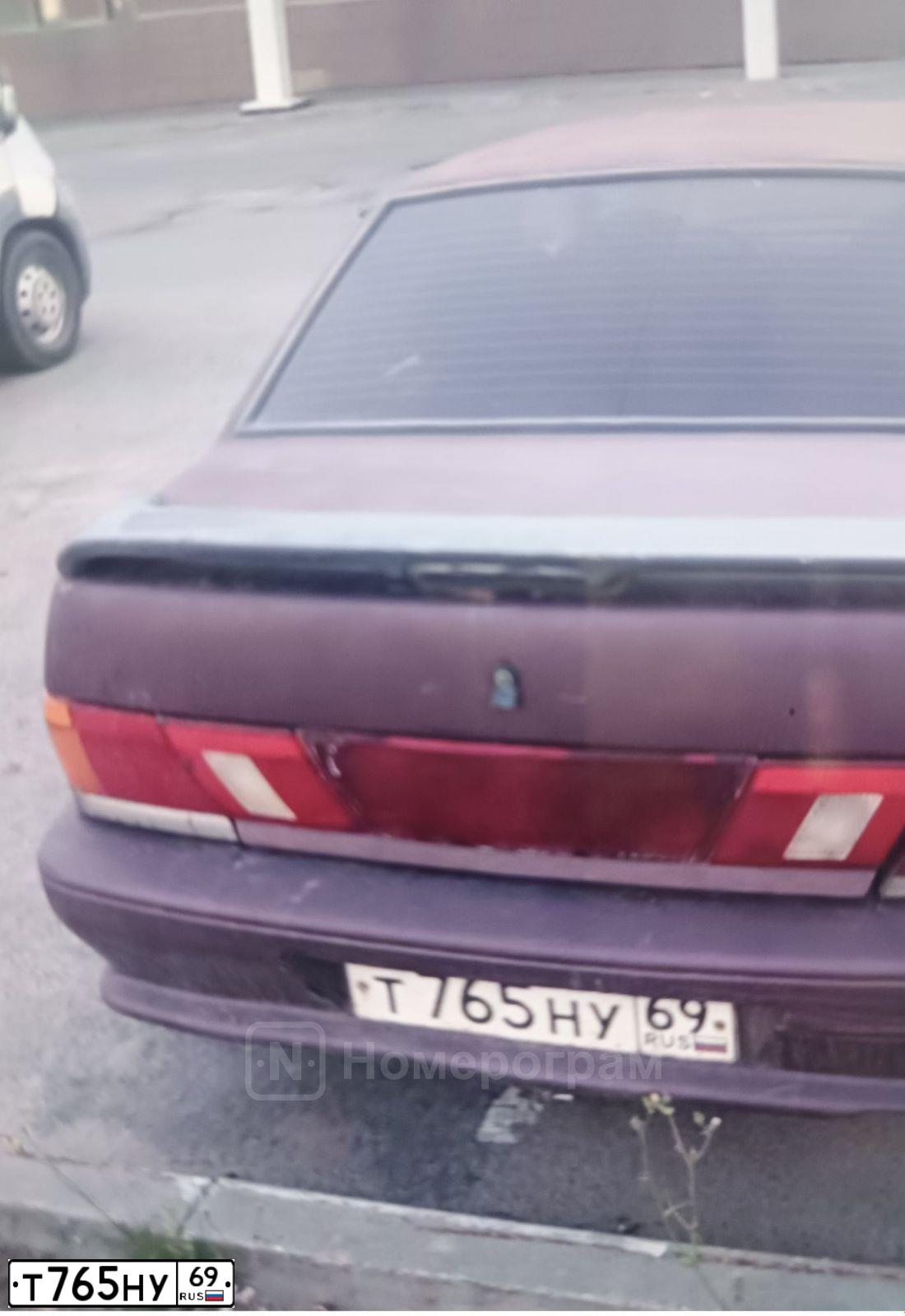 Фото автомобиля LADA 2115 SAMARA, 2005 — госномер Т765НУ69. Цвет: ТЕМНО-МАЛИНОВЫЙ