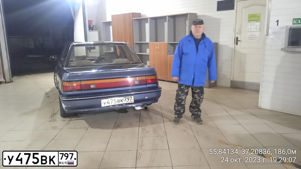 Фото автомобиля HONDA CONCERTO, 1990 — госномер Н454УР33