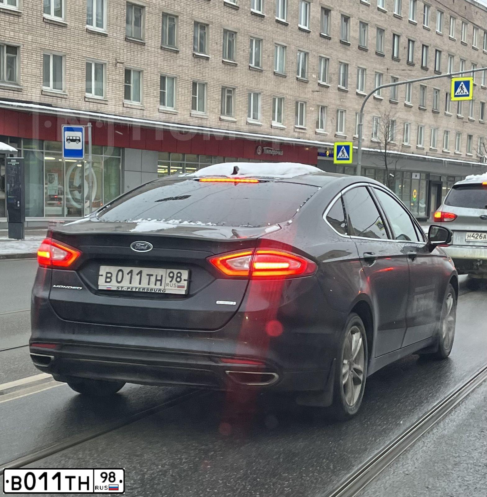 Фото автомобиля FORD MONDEO, 2010 — госномер М057ХА35. Цвет: ЧЕРНЫЙ