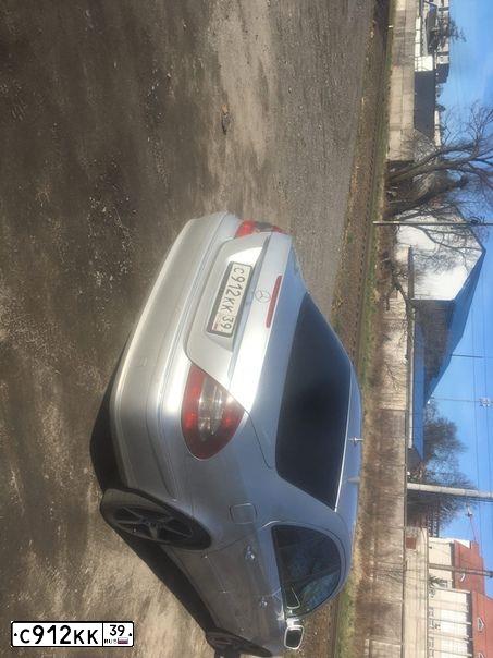 Фото автомобиля MERCEDES E-KLASSE, 2008 — госномер С912КК39. Цвет: СЕРЕБРИСТЫЙ
