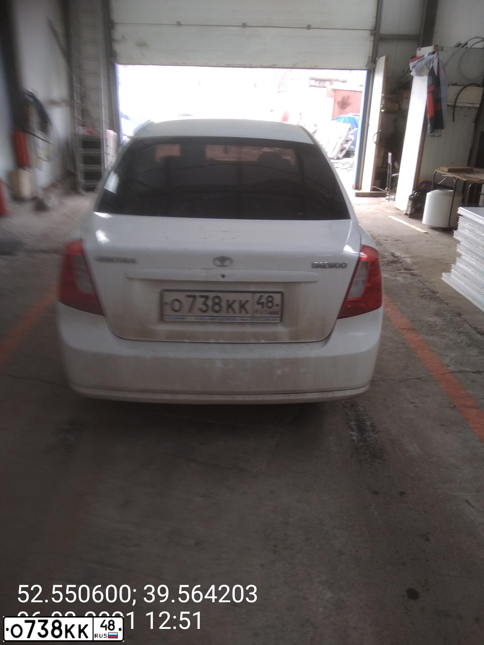 Фото автомобиля DAEWOO GENTRA, 2014 — госномер О738КК48