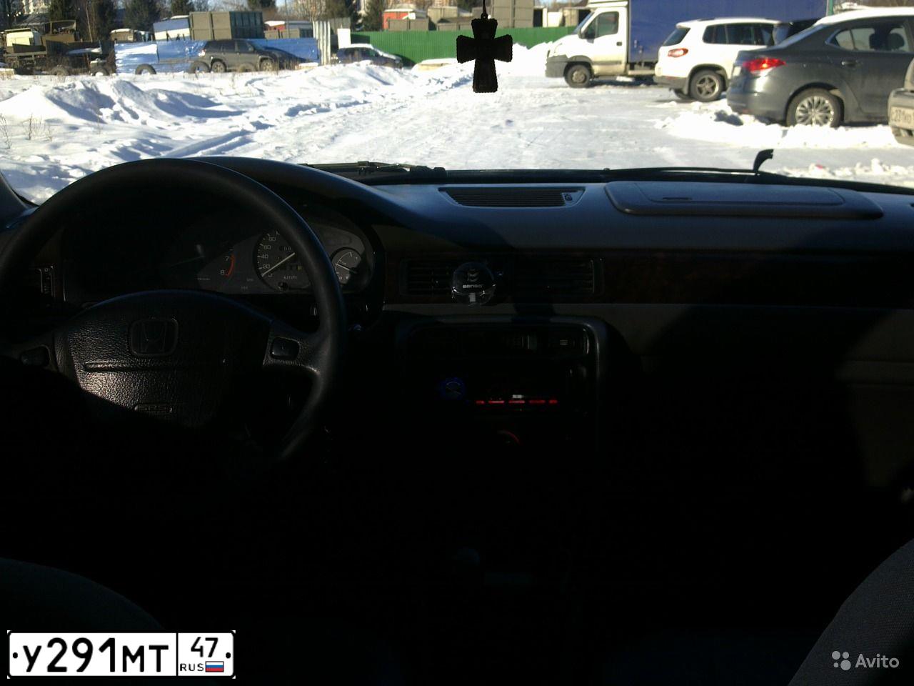 Фото автомобиля HONDA CIVIC, 1997 — госномер У291МТ47. Цвет: Темно-зеленый