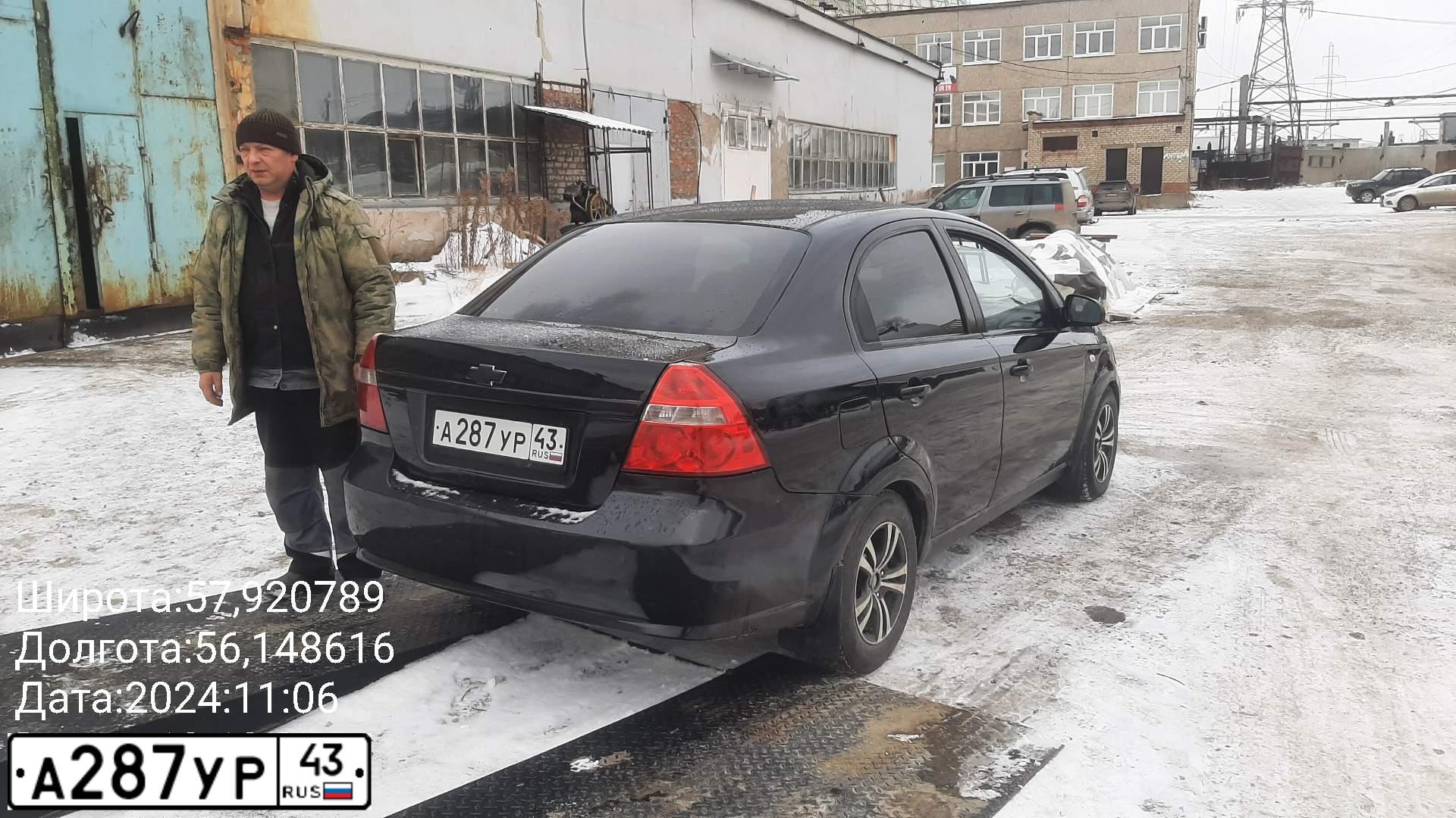 Фото автомобиля CHEVROLET AVEO, 2007 — госномер Р407ТК159. Цвет: ЧЕРНЫЙ