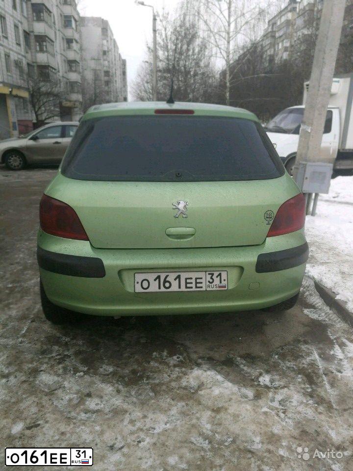 Фото автомобиля PEUGEOT 307, 2002 — госномер М333ТУ150. Цвет: ЗЕЛЕНЫЙ