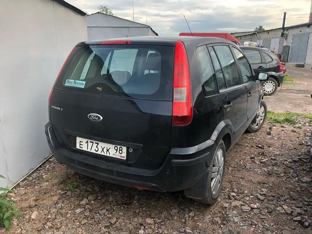 Фото автомобиля FORD FUSION, 2005 — госномер Х991МА193. Цвет: ЧЕРНЫЙ
