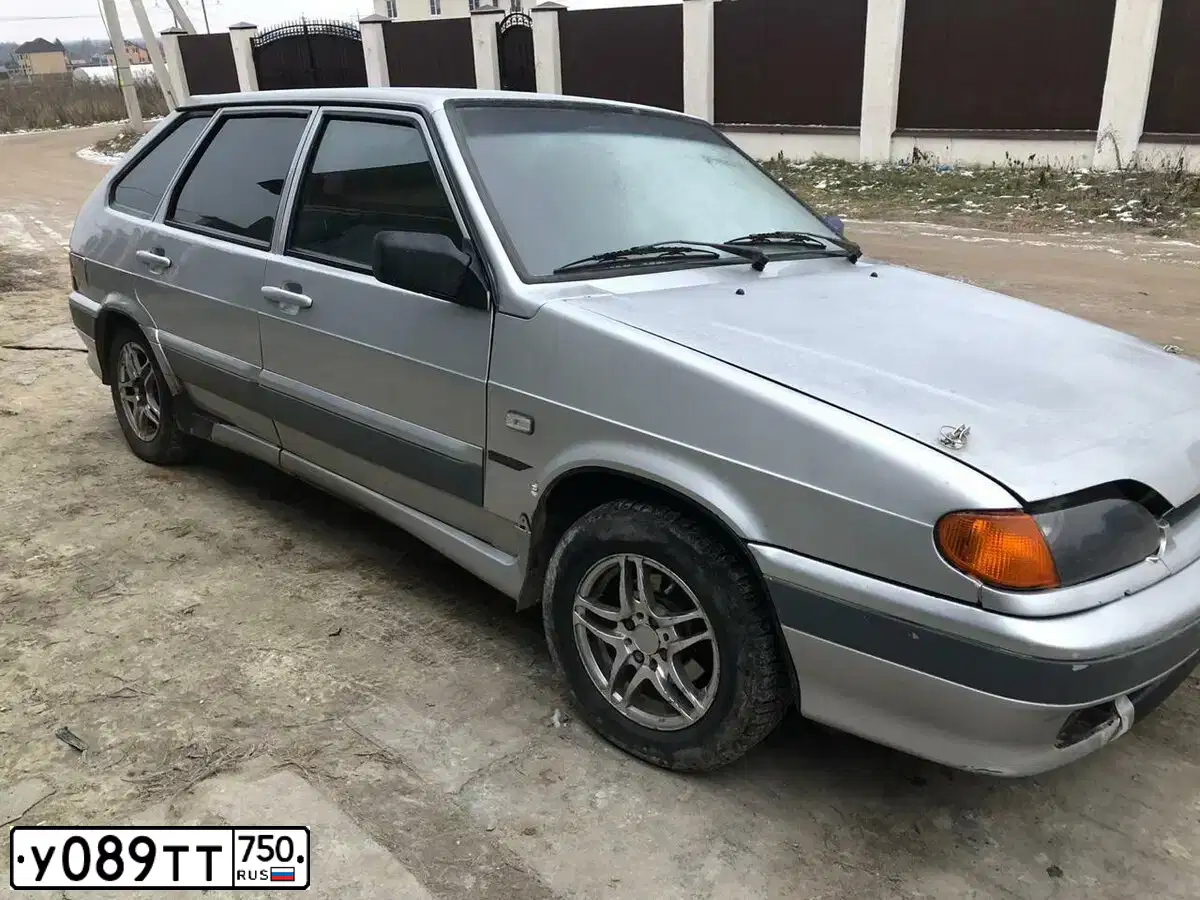 Фото автомобиля LADA 2114 SAMARA, 2007 — госномер У089ТТ750. Цвет: БЕЛО-ЗЕЛЕНЫЙ