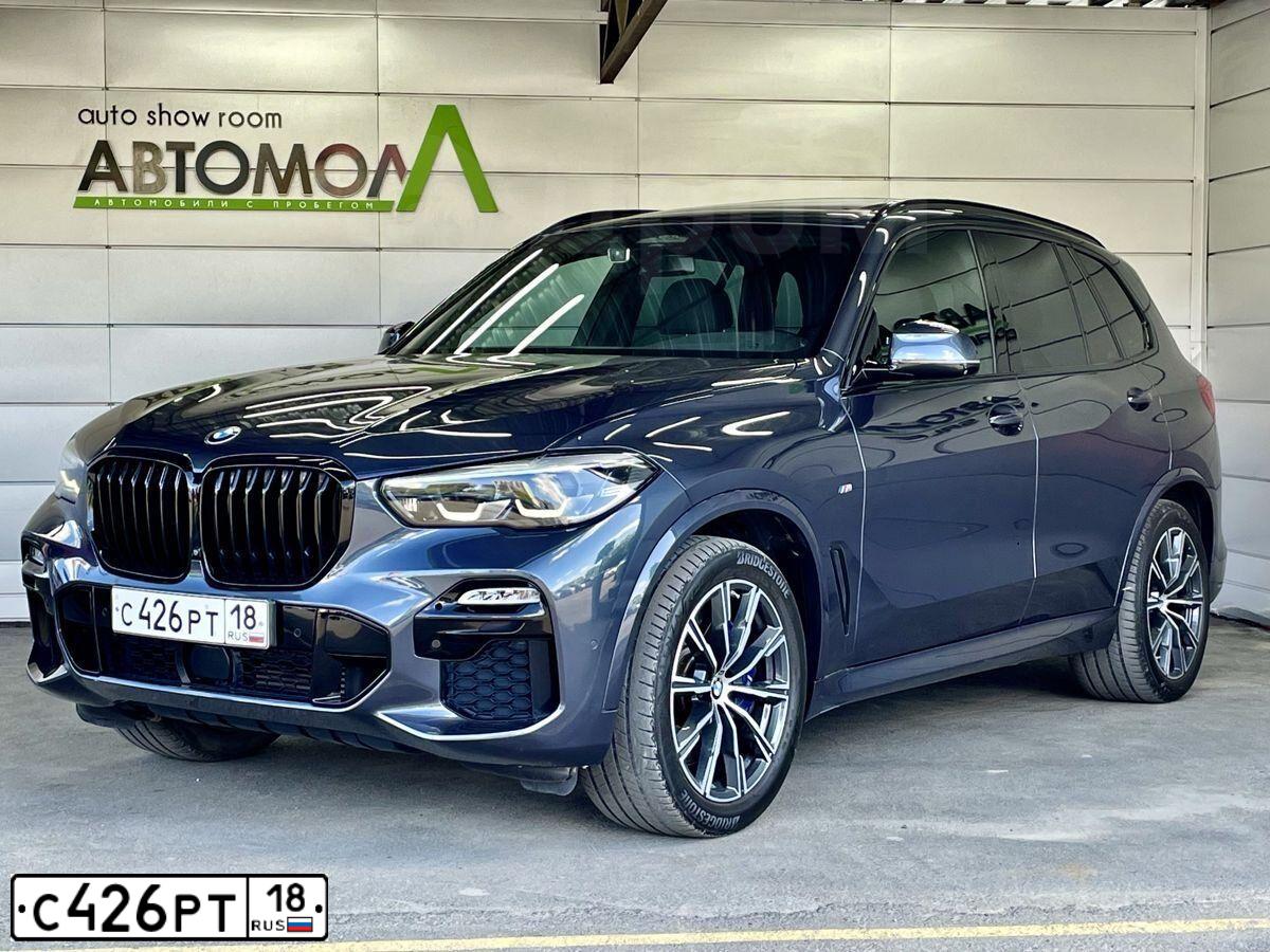 Фото автомобиля BMW X5, 2019 — госномер С426РТ18. Цвет: СЕРЫЙ