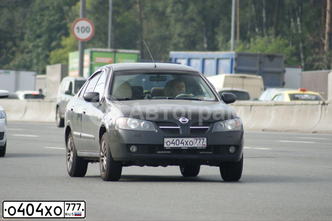 Фото автомобиля NISSAN ALMERA, 2006 — госномер Е132ОЕ69. Цвет: ЧЕРНЫЙ