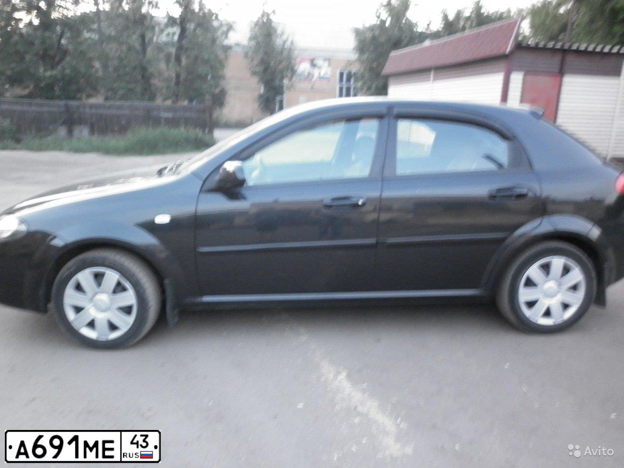 Фото автомобиля CHEVROLET LACETTI, 2008 — госномер А034РМ43. Цвет: ЧЕРНЫЙ