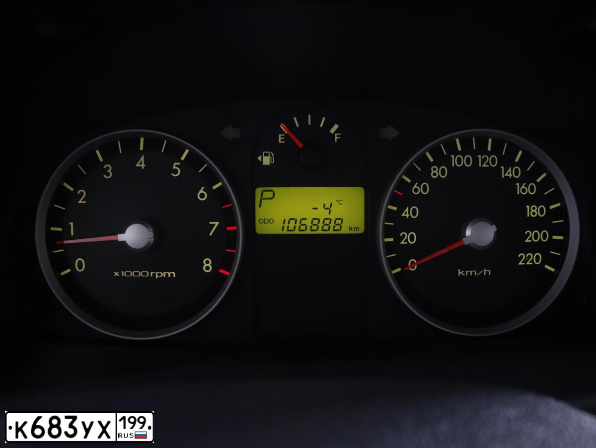Фото автомобиля HYUNDAI GETZ, 2009 — госномер К683УХ199. Цвет: СВЕТЛО-ЗЕЛЕНЫЙ