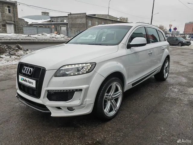 Фото автомобиля AUDI Q7, 2014 — госномер К199ОЕ53. Цвет: Белый