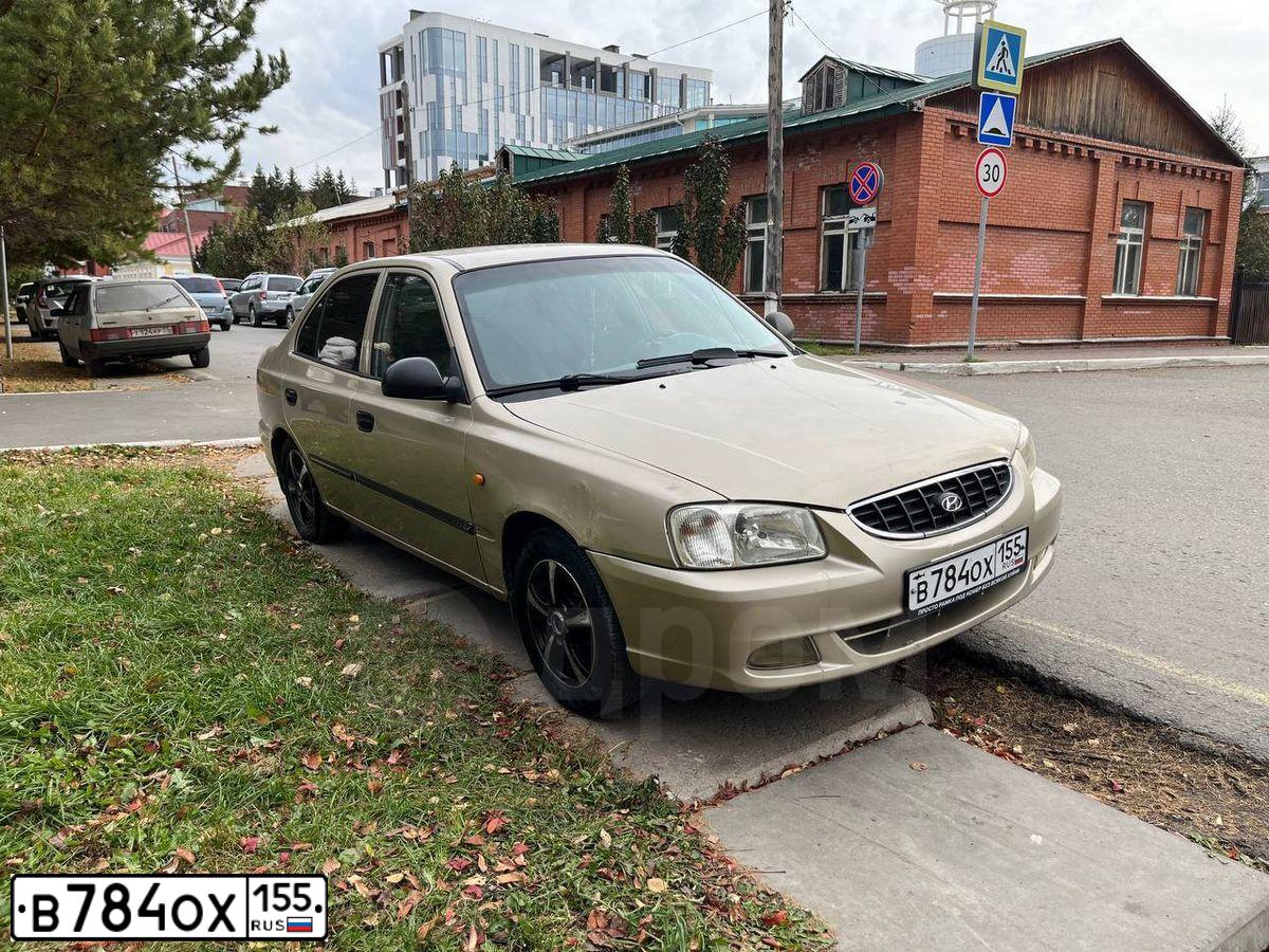 Фото автомобиля TAGAZ ACCENT, 2005 — госномер В784ОХ155. Цвет: БЕЖЕВЫЙ