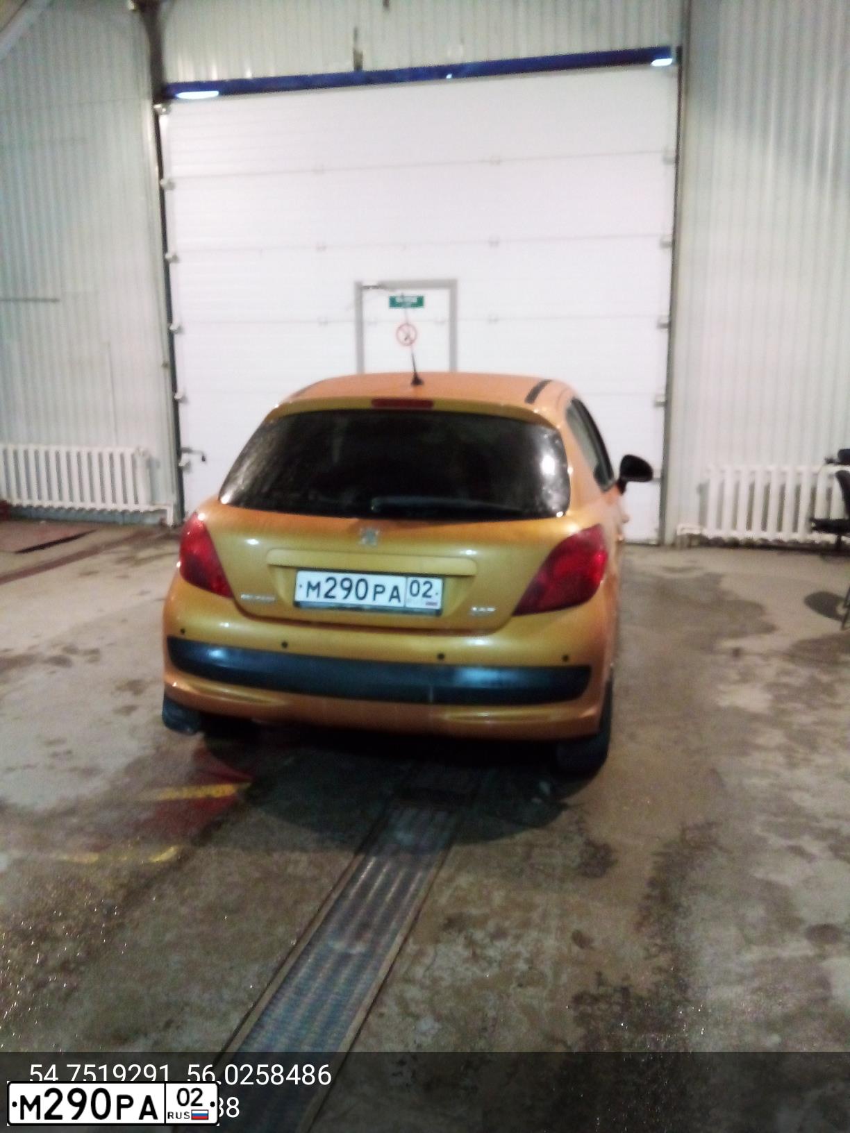 Фото автомобиля PEUGEOT 207, 2006 — госномер В017СН702. Цвет: ТЕМНО-ОРАНЖЕВЫЙ