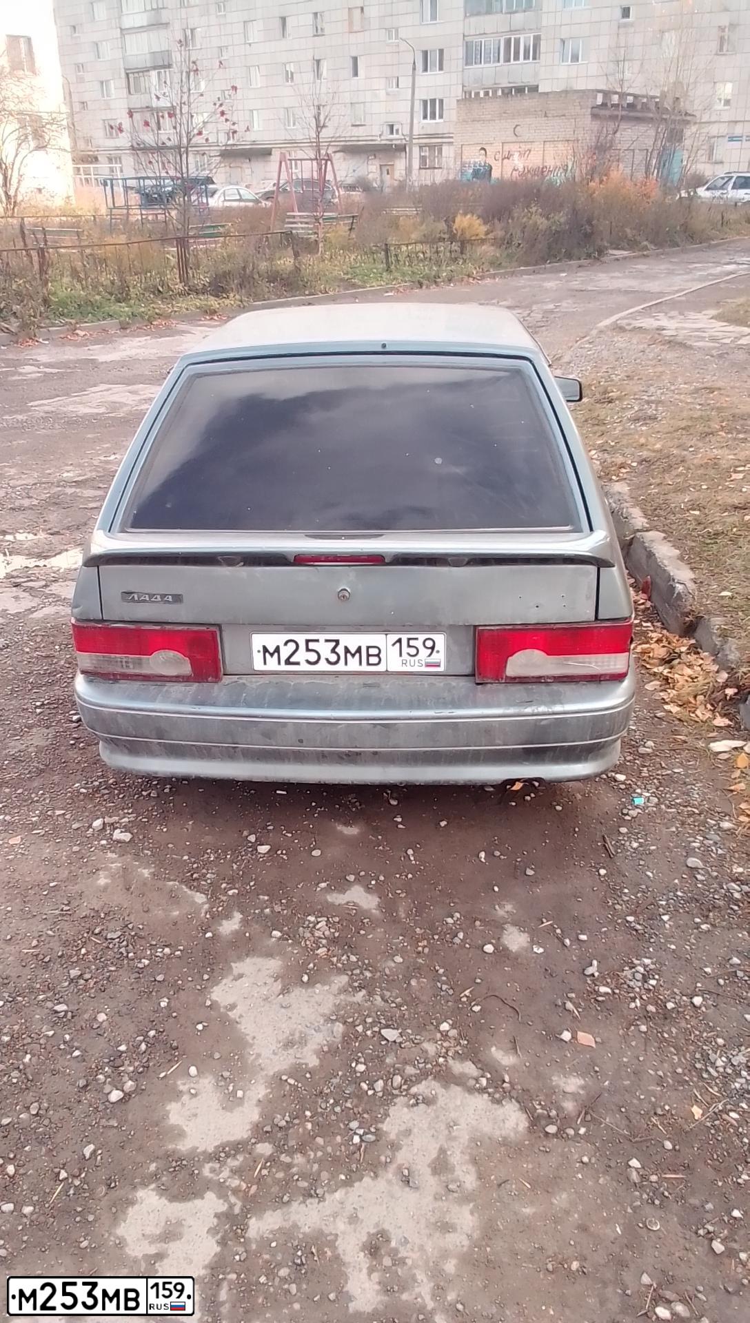 Фото автомобиля LADA 2114 SAMARA, 2004 — госномер Х624ТВ59. Цвет: средний серо-зеленый металлик