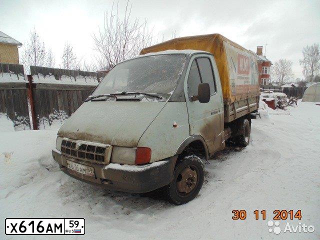 Фото автомобиля GAZ 3302 EL, 2000 — госномер Х616АМ59. Цвет: СВЕТЛО-СЕРЫЙ