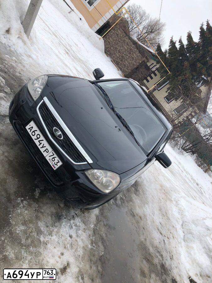 Фото автомобиля LADA 2170 PRIORA, 2010 — госномер А694УР763. Цвет: Сине-Черный