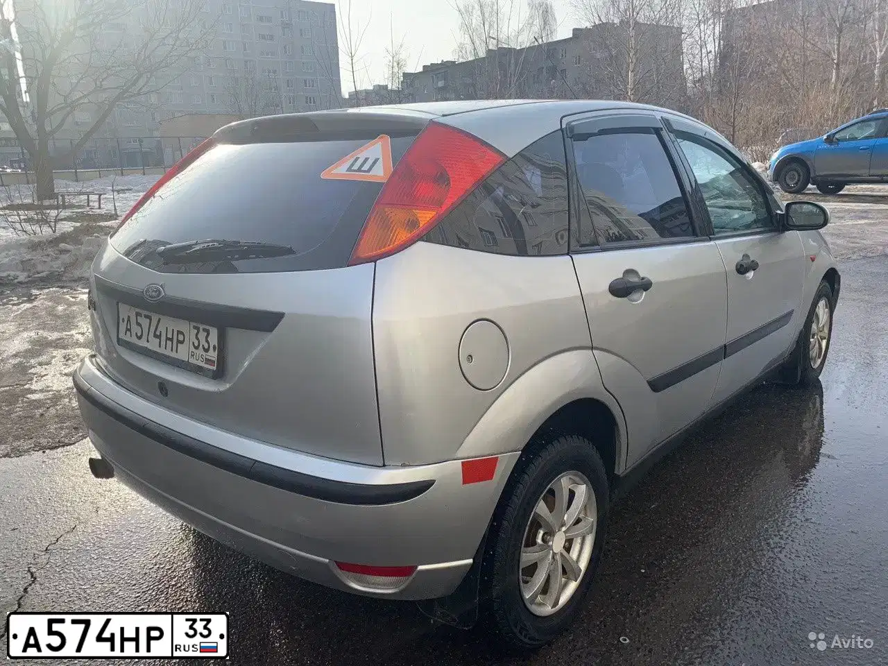 Фото автомобиля FORD FOCUS, 2003 — госномер Х433ОР97. Цвет: СЕРЕБРИСТЫЙ