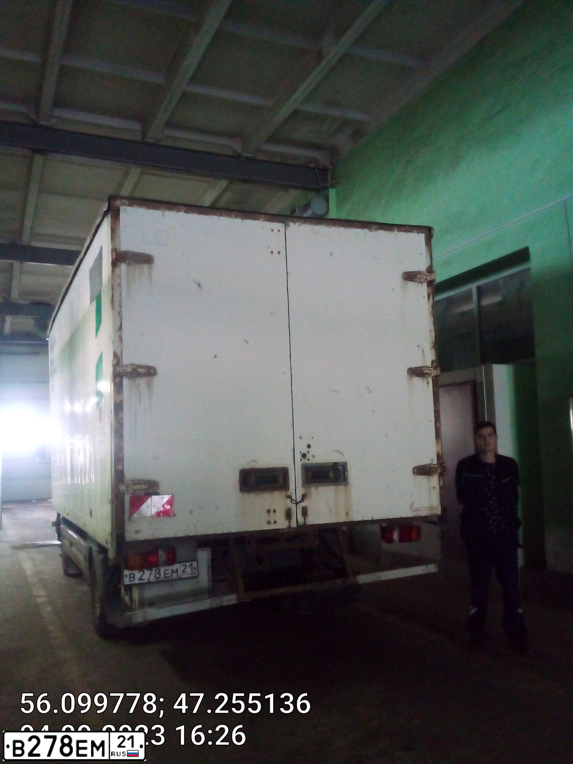 Фото автомобиля MERCEDES ATEGO, 2000 — госномер В278ЕМ21. Цвет: БЕЛЫЙ