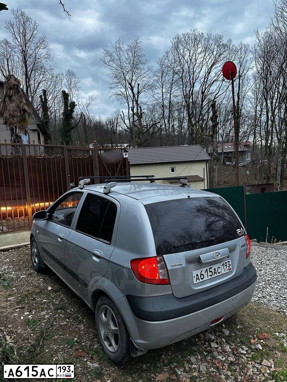 Фото автомобиля HYUNDAI GETZ, 2008 — госномер К149РЕ163. Цвет: Серебристый