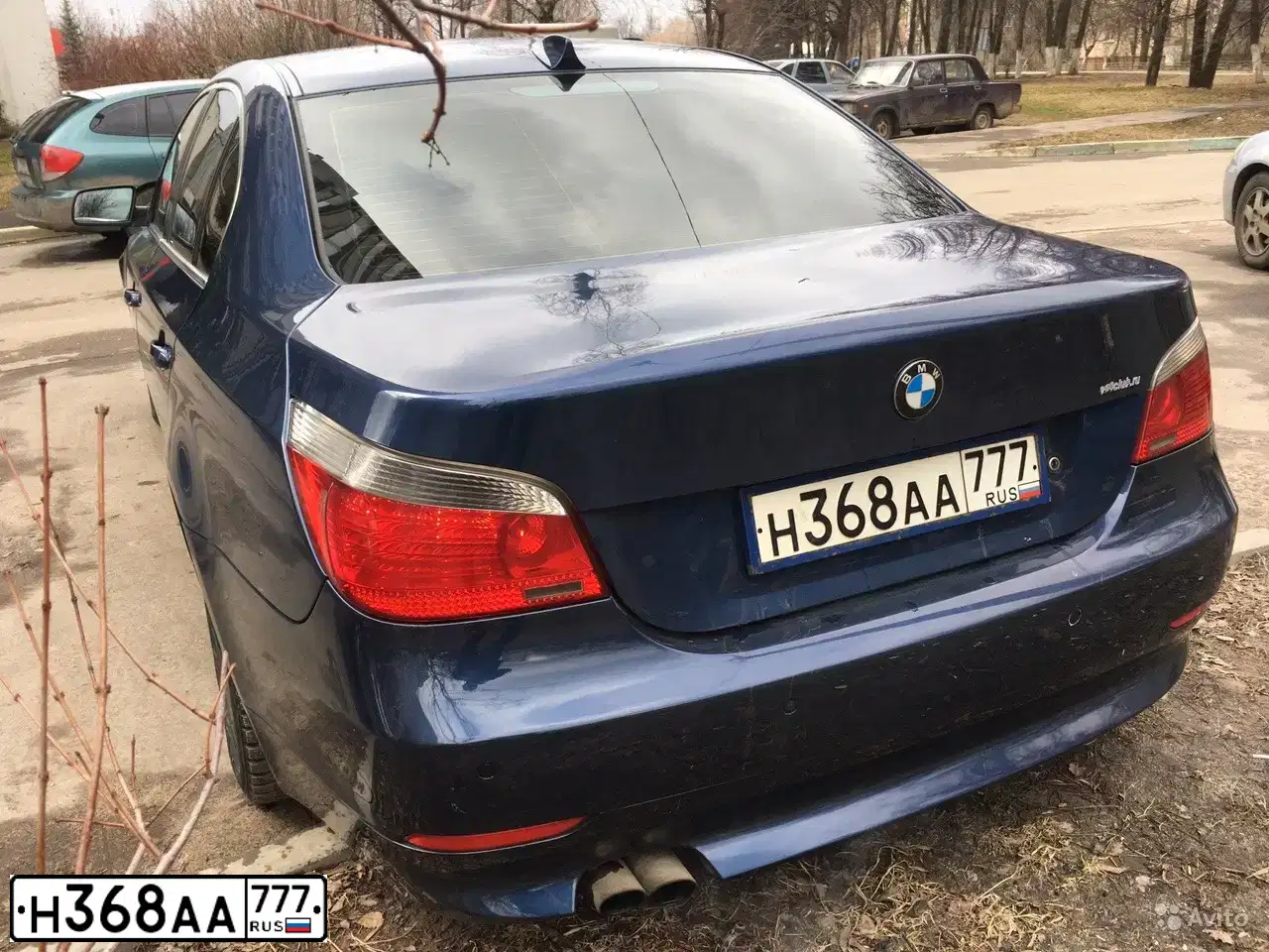 Фото автомобиля BMW W SERIE 5, 2003 — госномер Х409КС37. Цвет: СИНИЙ