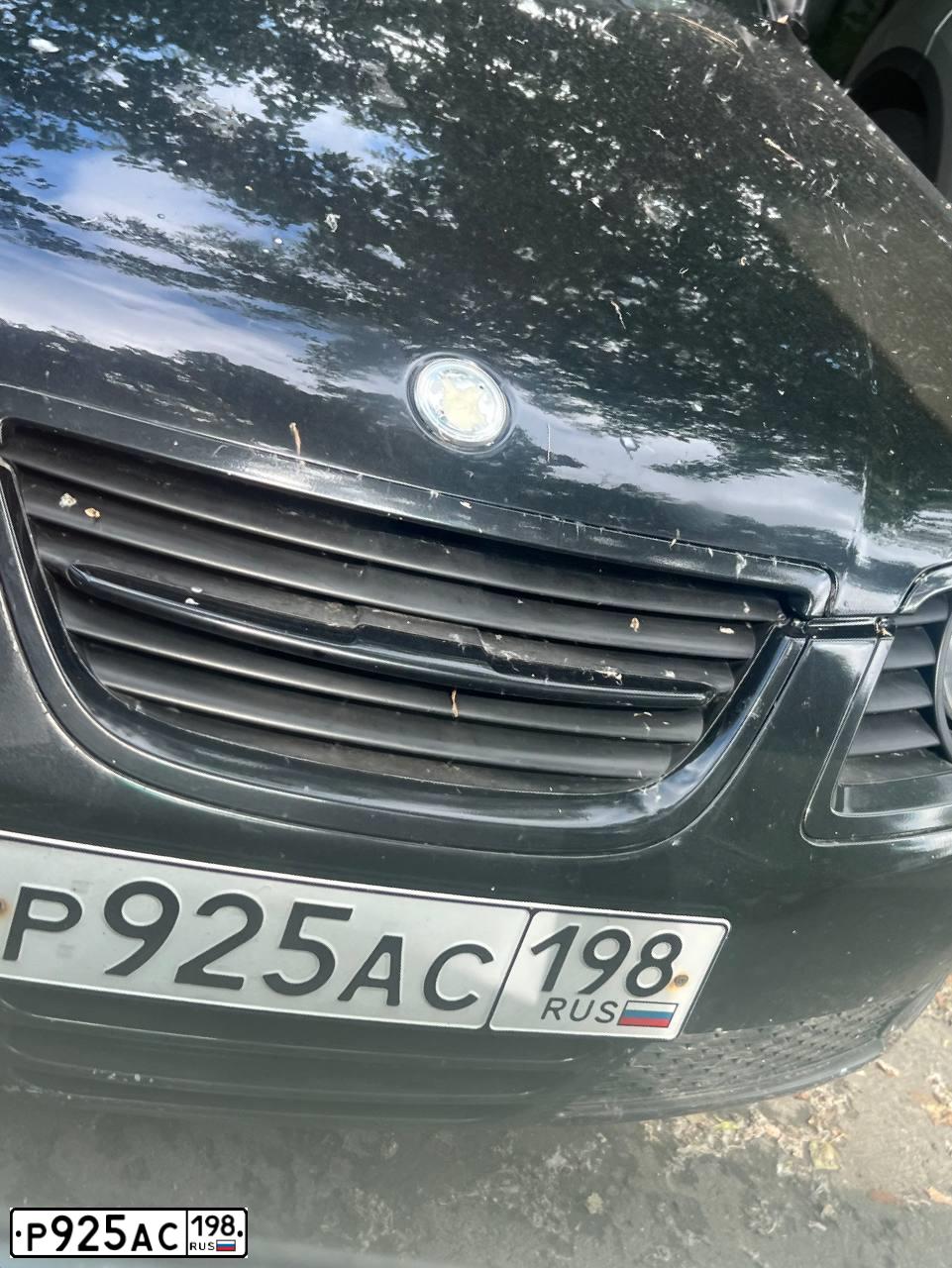 Фото автомобиля SAAB 9-5, 2005 — госномер Р925АС198. Цвет: ЧЕРНЫЙ