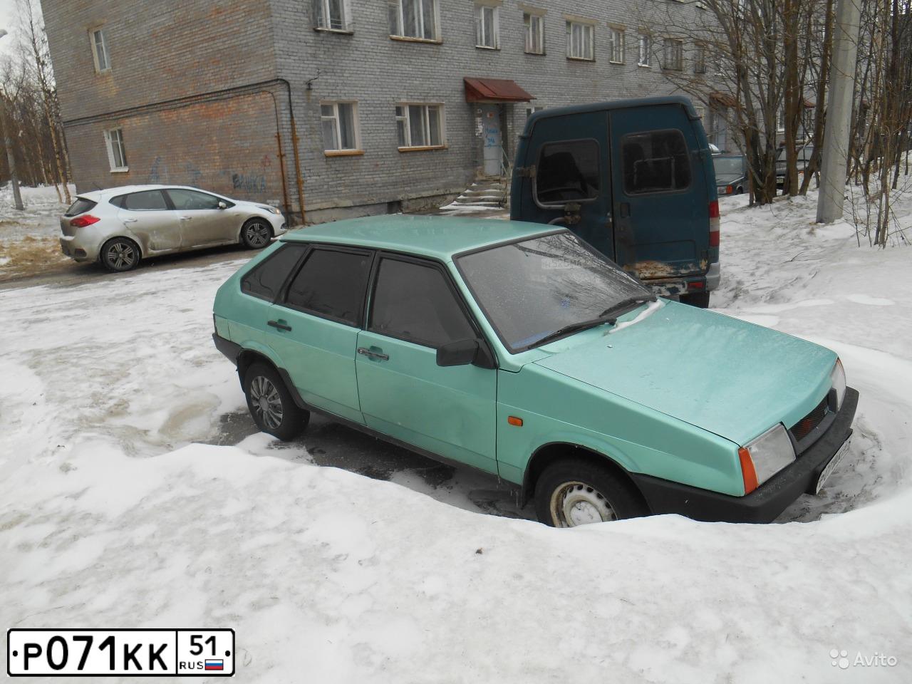 Фото автомобиля LADA 2109 SAMARA, 2003 — госномер К360МХ51. Цвет: СЕРО-ЗЕЛЕНЫЙ