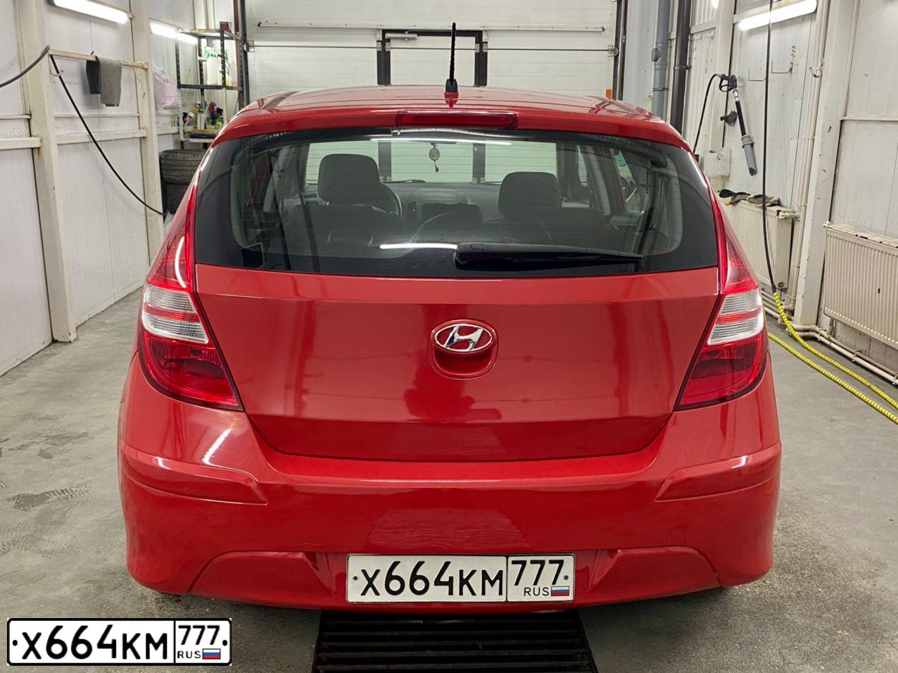 Фото автомобиля HYUNDAI I30, 2010 — госномер С373СО152. Цвет: КРАСНЫЙ