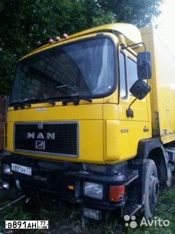 Фото автомобиля MAN 23.000-SERIE, 1993 — госномер В537АЕ37. Цвет: ЖЕЛТЫЙ