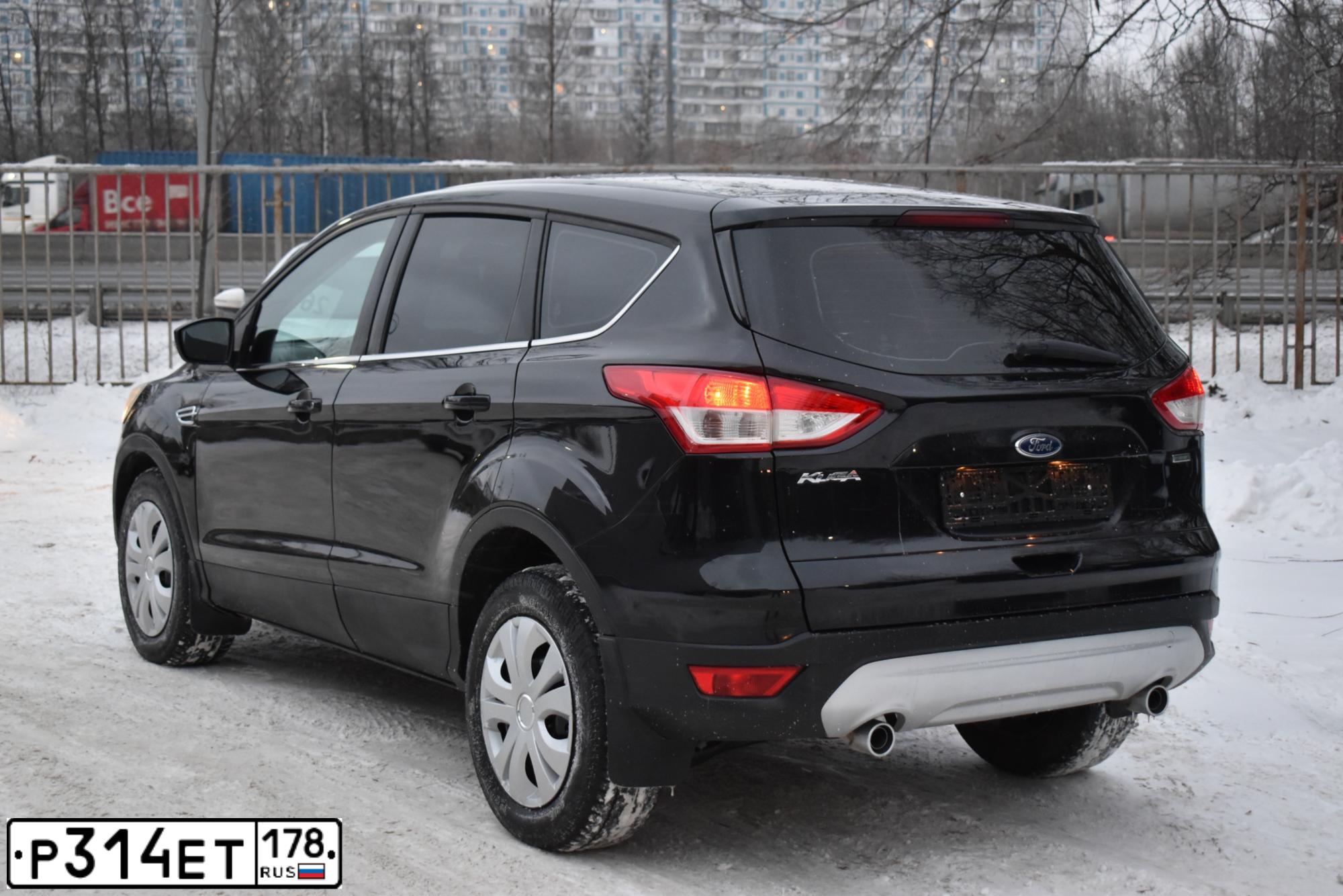 Фото автомобиля FORD KUGA, 2014 — госномер Х625ВУ550. Цвет: ЧЕРНЫЙ