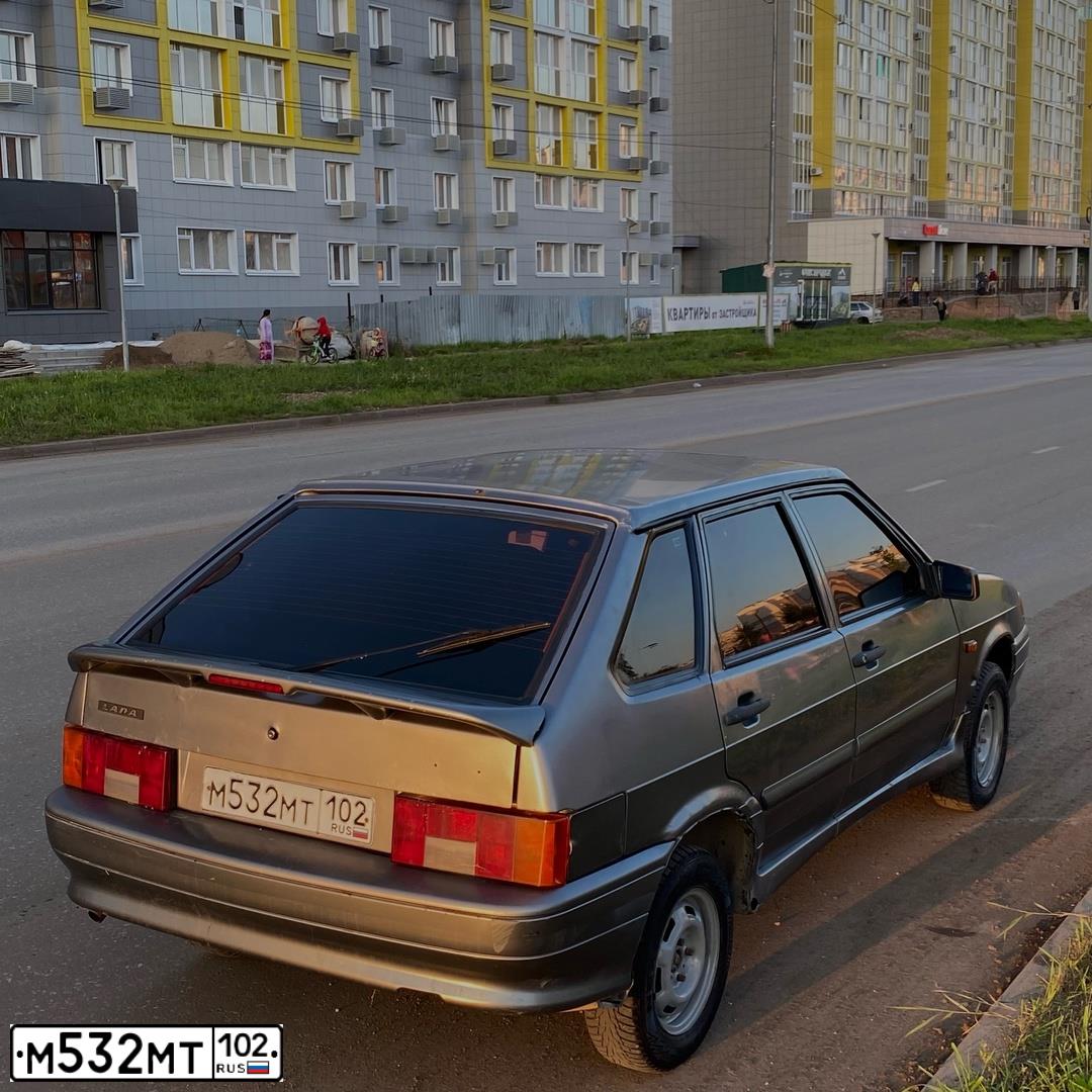 Фото автомобиля LADA 2114 SAMARA, 2008 — госномер Р190РУ716. Цвет: СРЕДНИЙ СЕРО-ЗЕЛЕНЫЙ МЕТ.