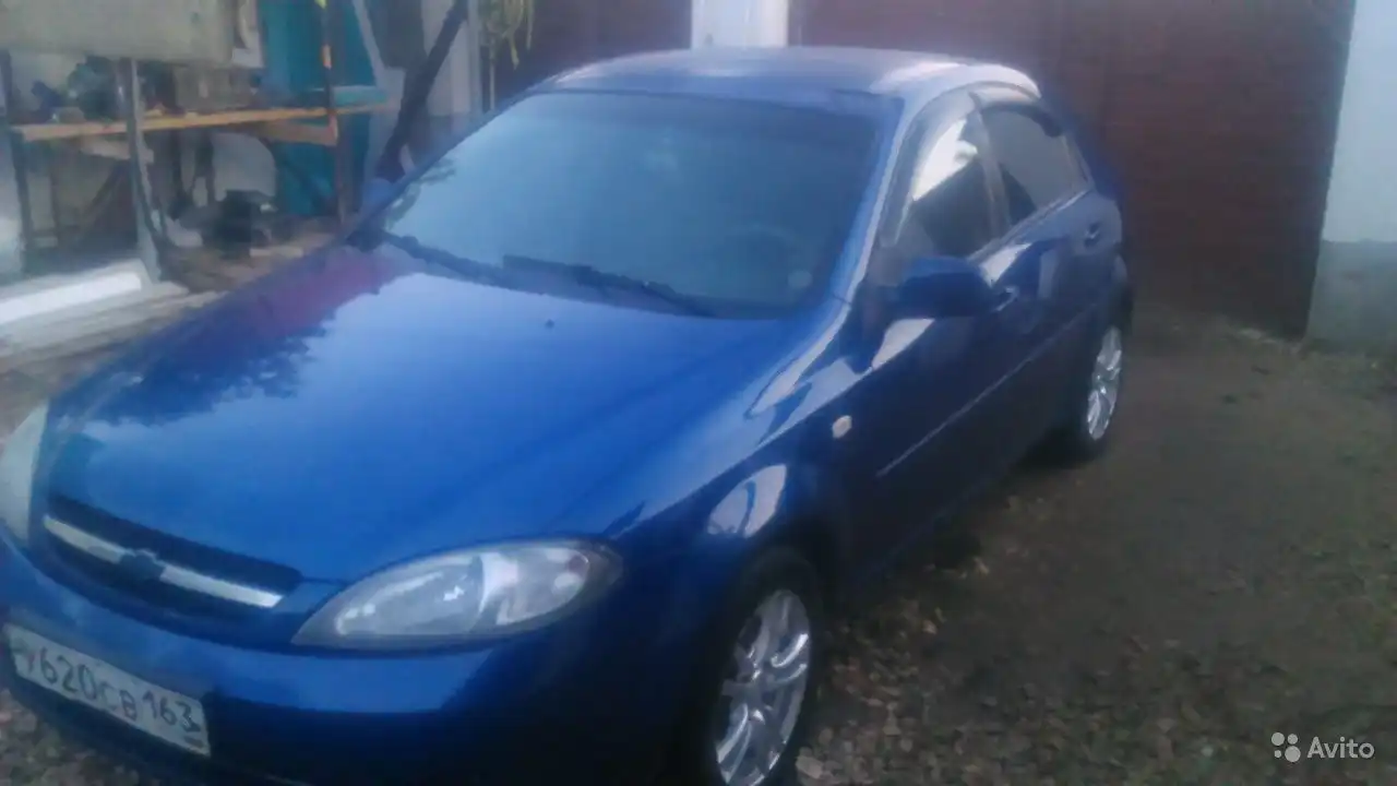 Фото автомобиля CHEVROLET LACETTI, 2008 — госномер Х448СР163. Цвет: СИНИЙ