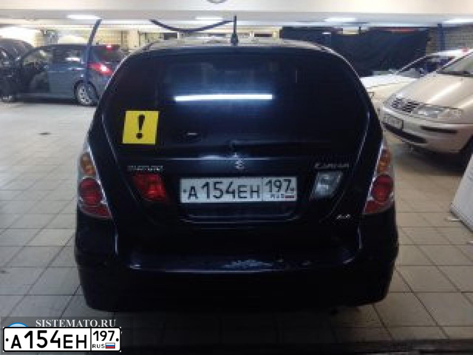 Фото автомобиля SUZUKI LIANA, 2005 — госномер А154ЕН197. Цвет: ЧЕРНЫЙ
