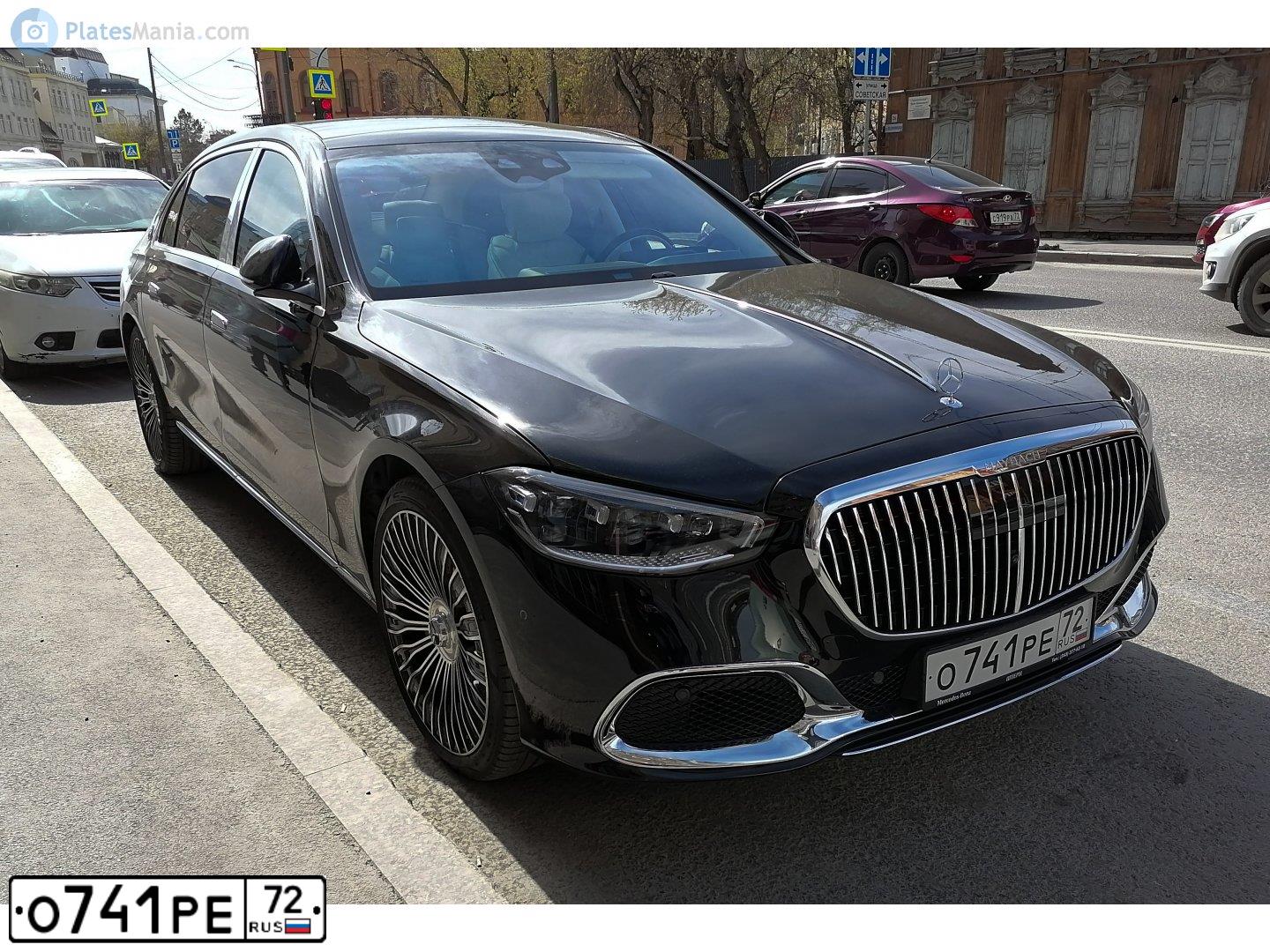 Фото автомобиля MERCEDES-BENZ GLS-CLASS, 2020 — госномер М755ОХ797. Цвет: ЧЕРНЫЙ