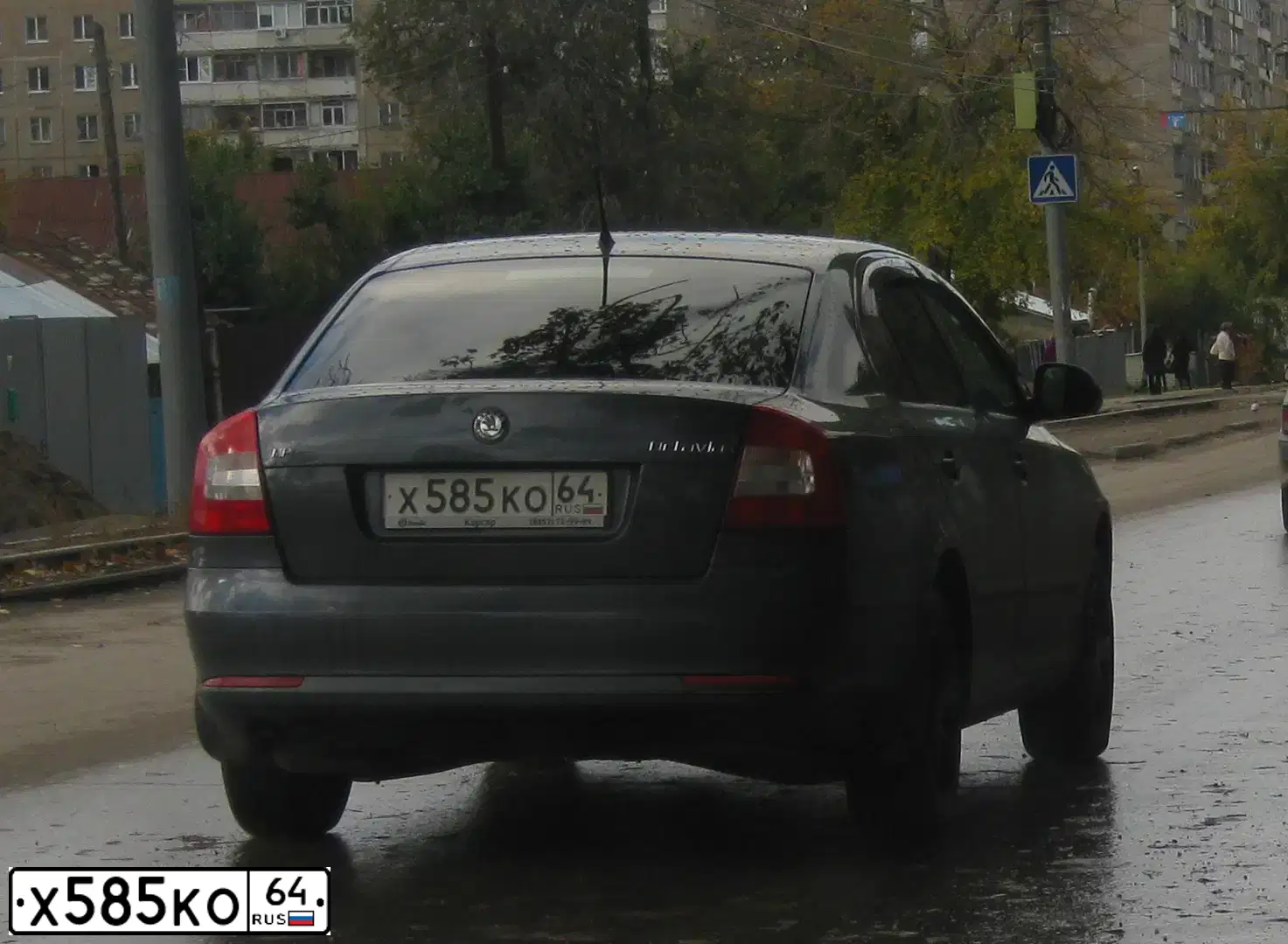 Фото автомобиля OPEL ANTARA, 2013 — госномер Х585КО64. Цвет: СЕРЫЙ