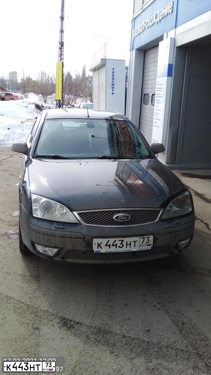 Фото автомобиля FORD MONDEO, 2006 — госномер Е808АМ763. Цвет: ЧЕРНЫЙ