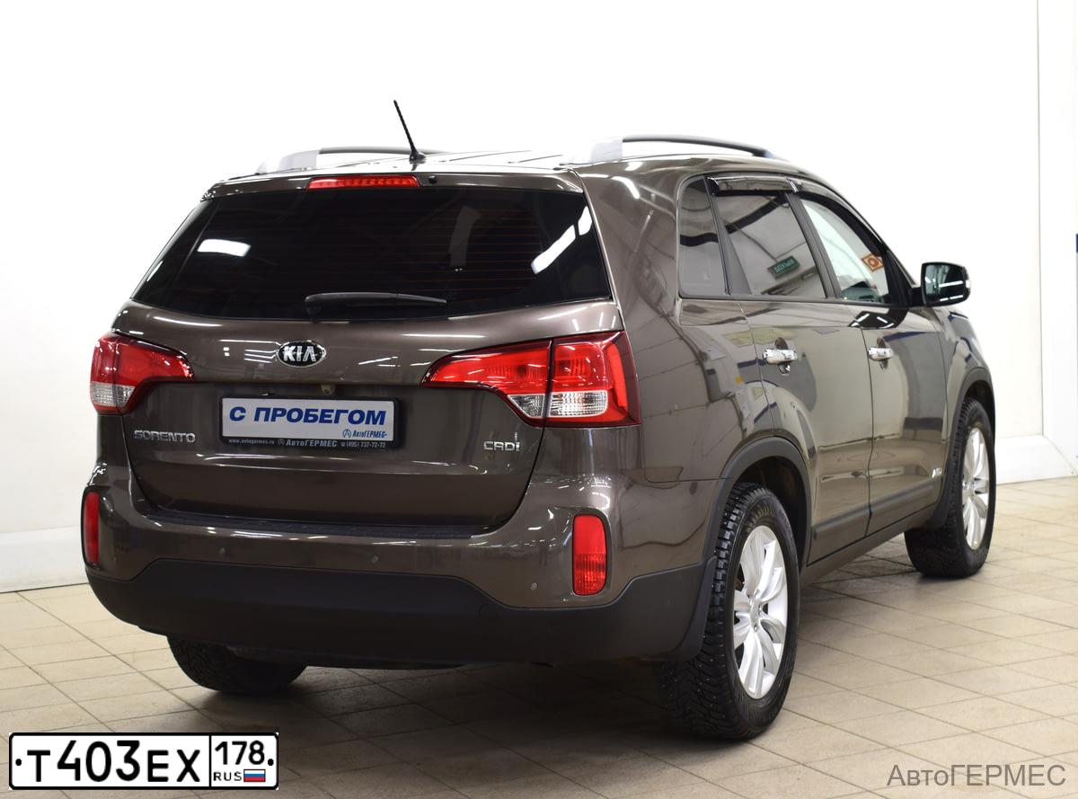 Фото автомобиля KIA XM FL SORENTO, 2014 — госномер Р096РЕ40. Цвет: БЕЖЕВЫЙ