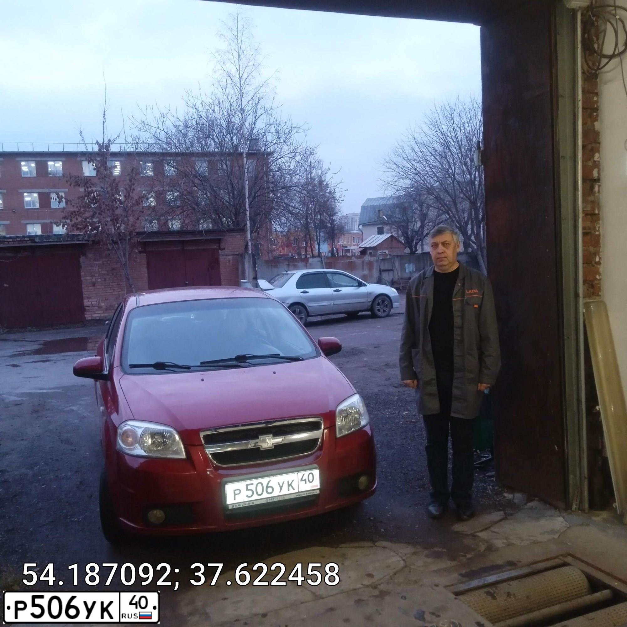 Фото автомобиля CHEVROLET AVEO, 2007 — госномер А101НА150. Цвет: Красный