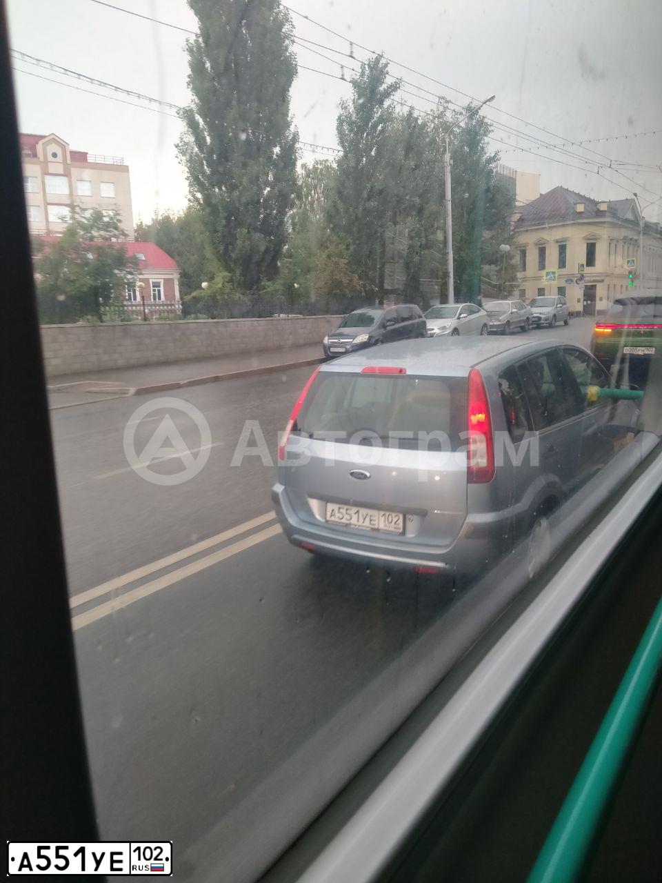 Фото автомобиля FORD FUSION, 2007 — госномер А551УЕ102. Цвет: СЕРО-ГОЛУБОЙ
