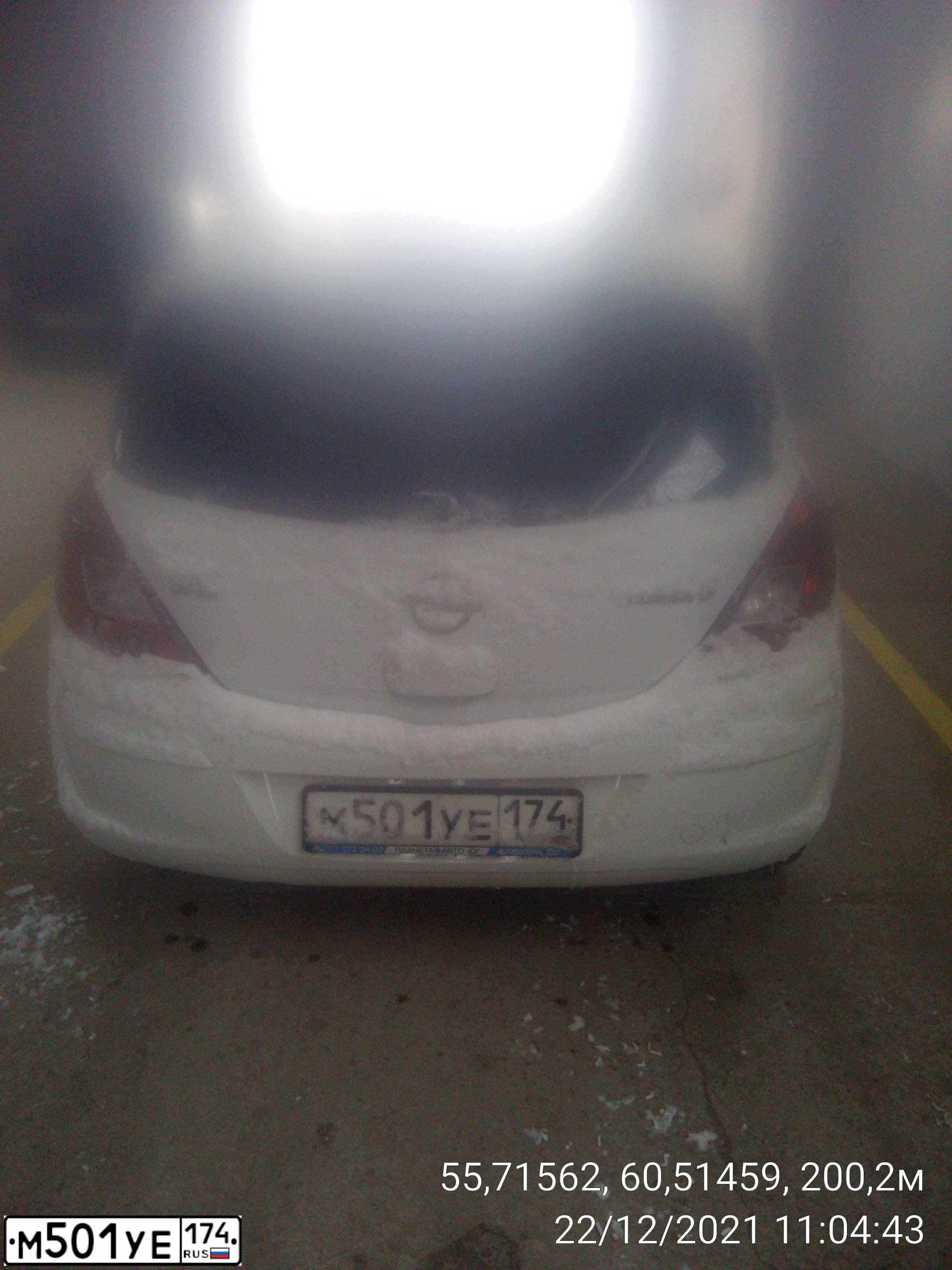 Фото автомобиля OPEL L CORSA, 2007 — госномер Н444ЕС174. Цвет: Белый