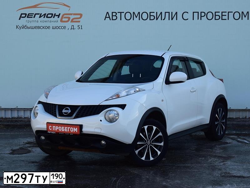 Фото автомобиля NISSAN JUKE, 2012 — госномер О090РВ62. Цвет: Белый