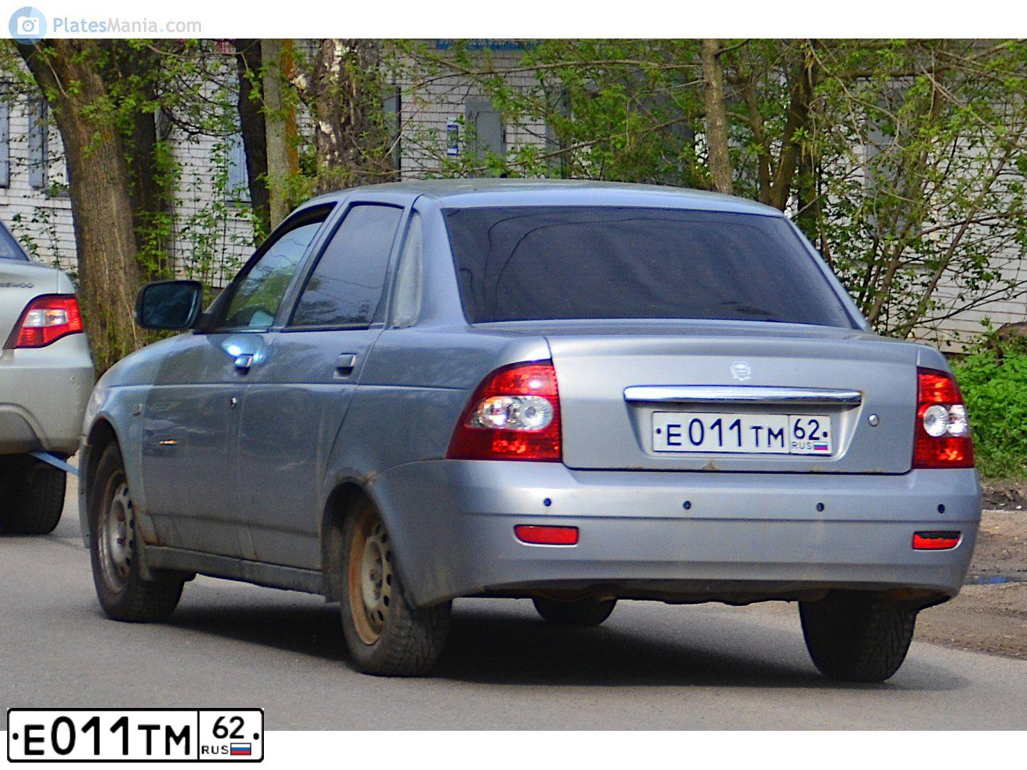 Фото автомобиля LADA 2170 PRIORA, 2007 — госномер О371ТК46. Цвет: Белый