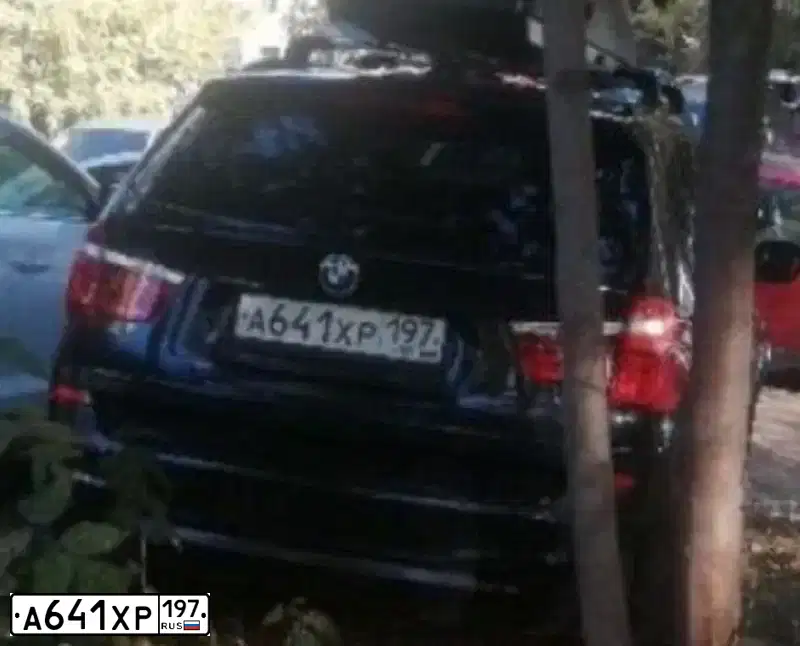 Фото автомобиля BMW X3, 2012 — госномер А641ХР197. Цвет: ЧЕРНЫЙ