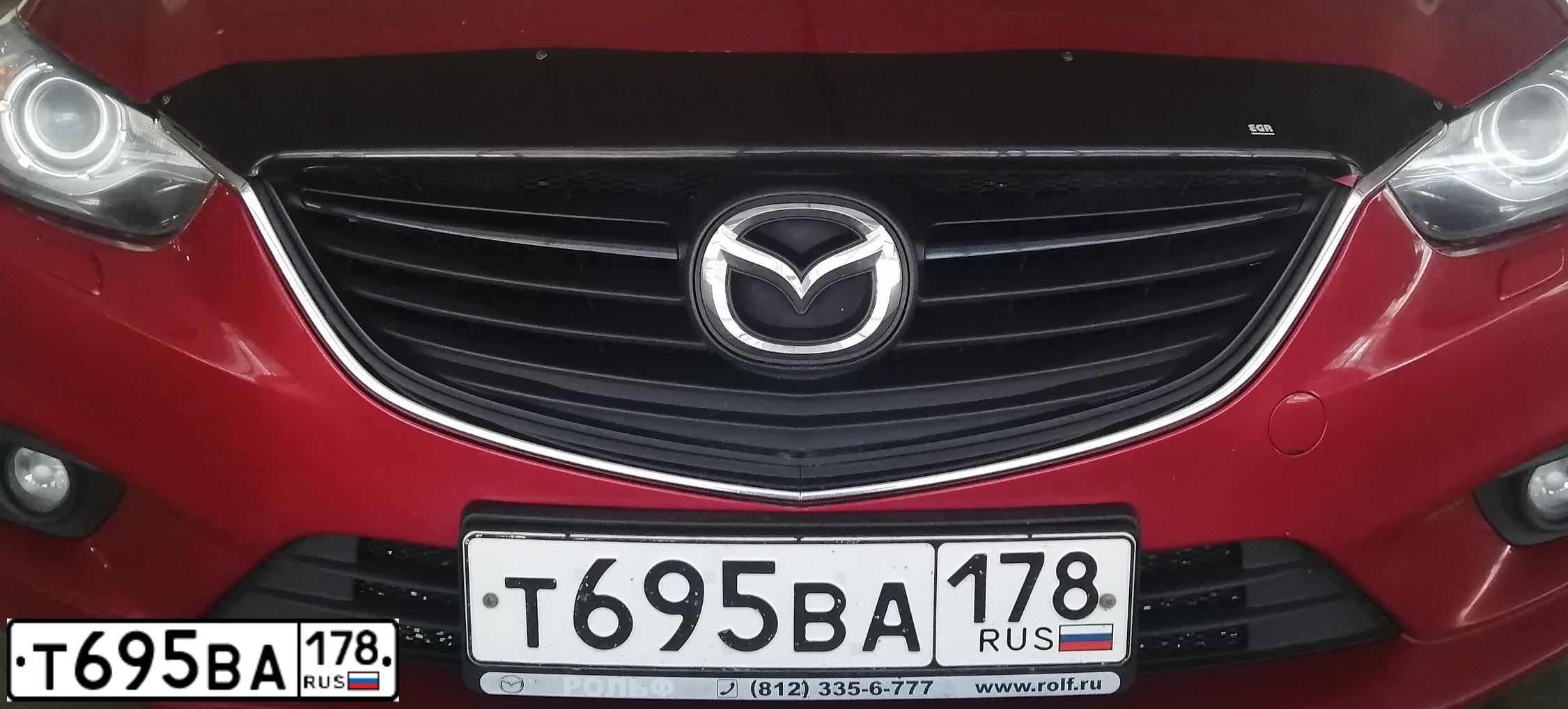 Фото автомобиля MAZDA 6, 2014 — госномер Т695ВА178. Цвет: КРАСНЫЙ