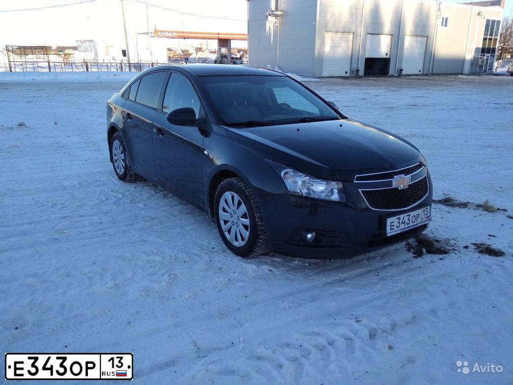 Фото автомобиля CHEVROLET CRUZE, 2011 — госномер Е343ОР13. Цвет: ЧЕРНЫЙ