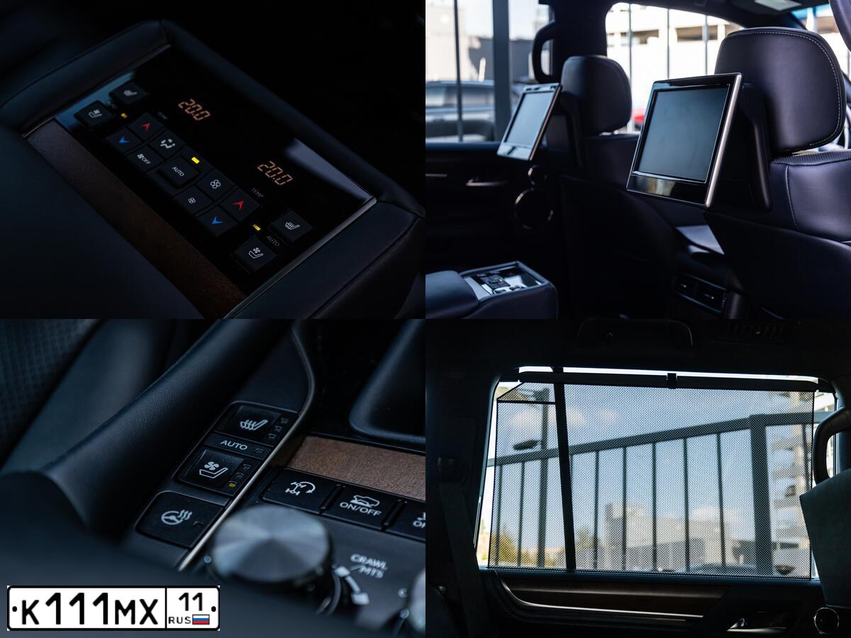 Фото автомобиля LEXUS LX, 2018 — госномер К111МХ11. Цвет: Белый